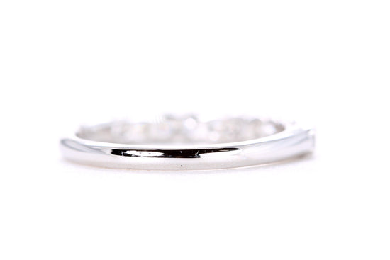 Milgrained Diamond Band