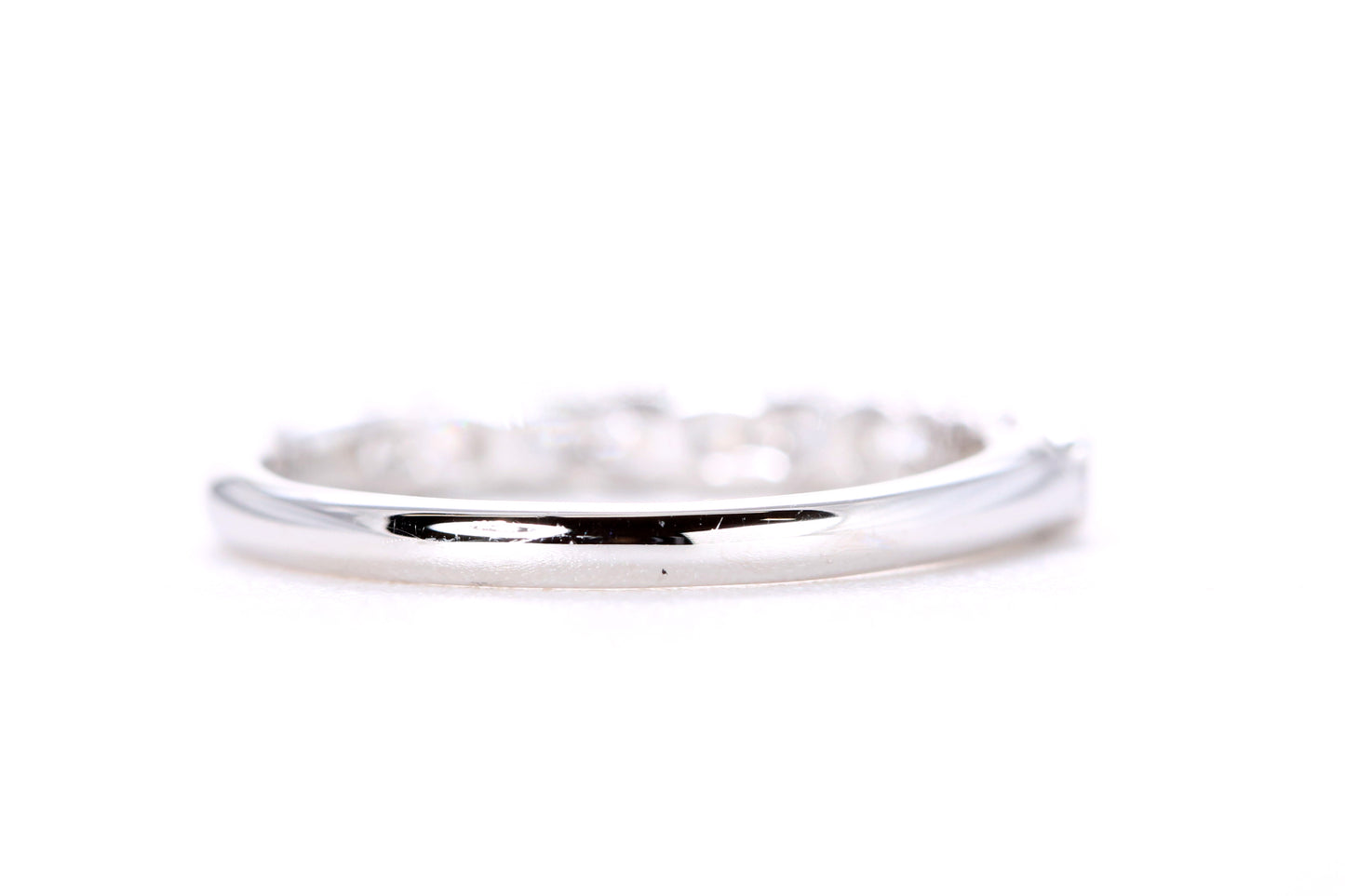 Milgrained Diamond Band