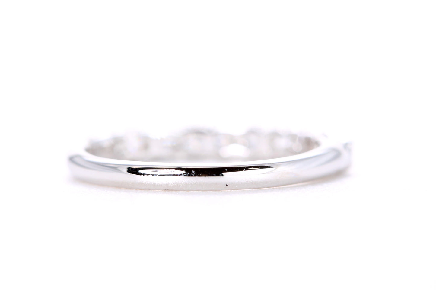 Milgrained Diamond Band