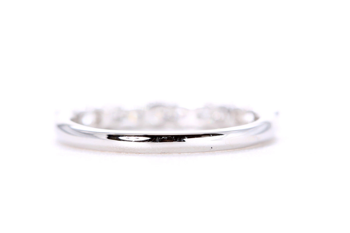 Milgrained Diamond Band
