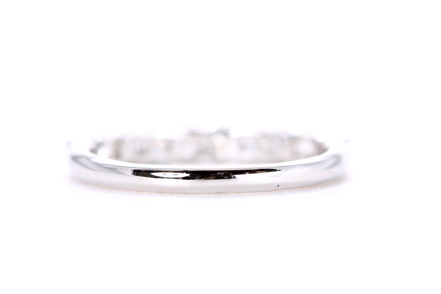 Milgrained Diamond Band