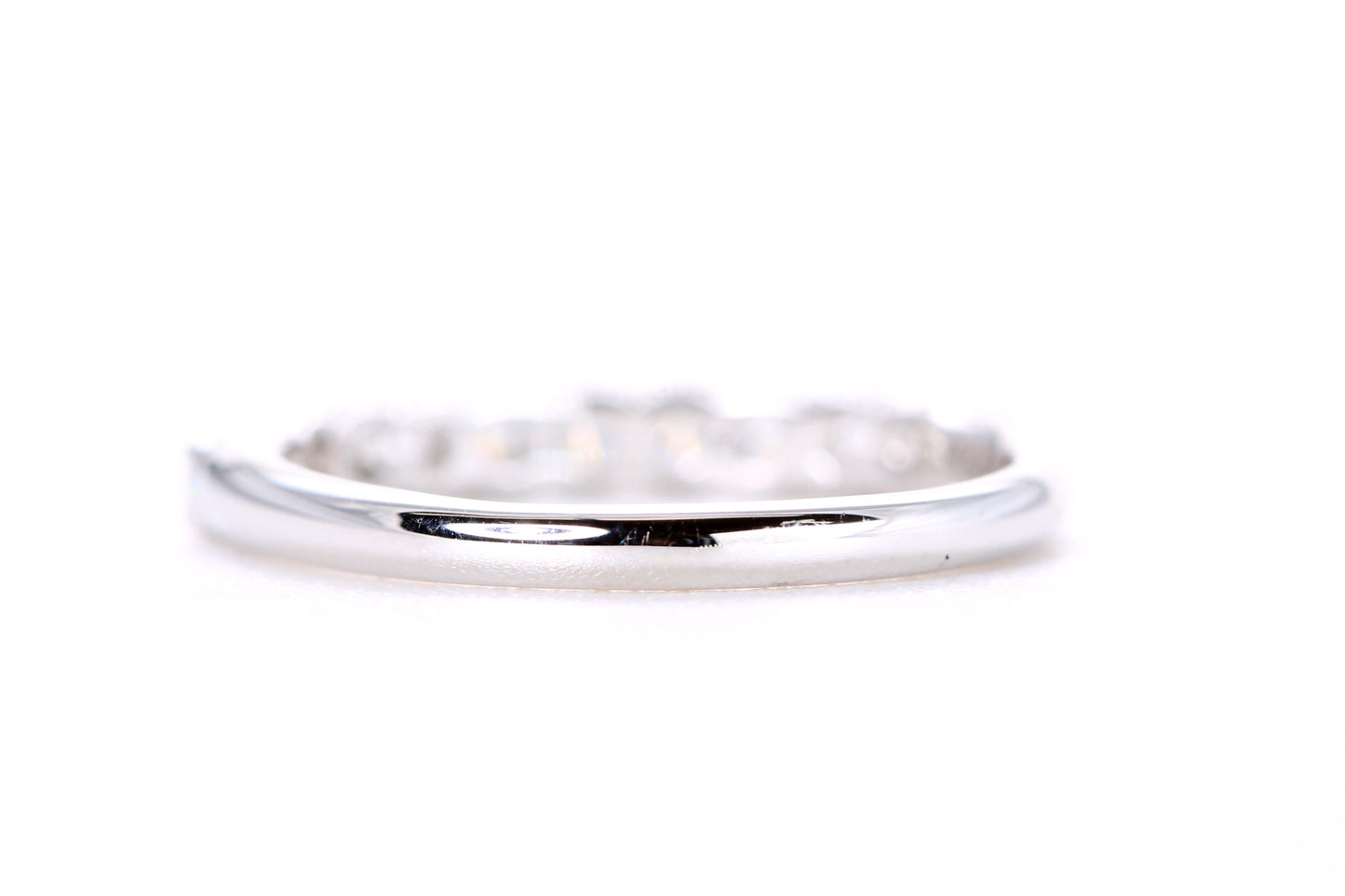 Milgrained Diamond Band