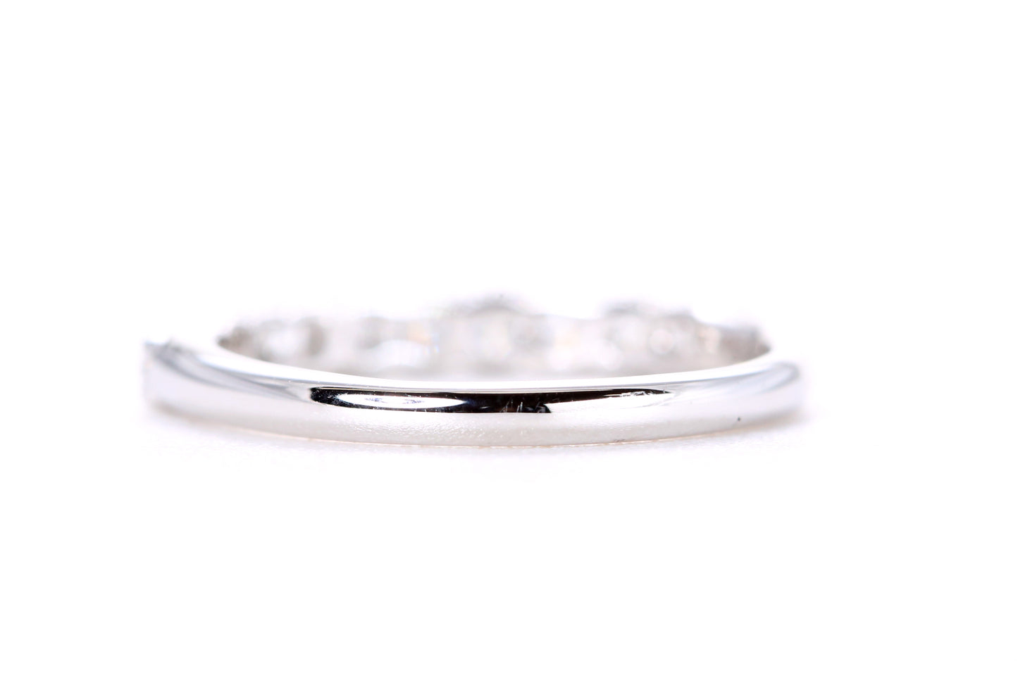 Milgrained Diamond Band