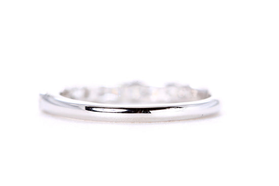 Milgrained Diamond Band