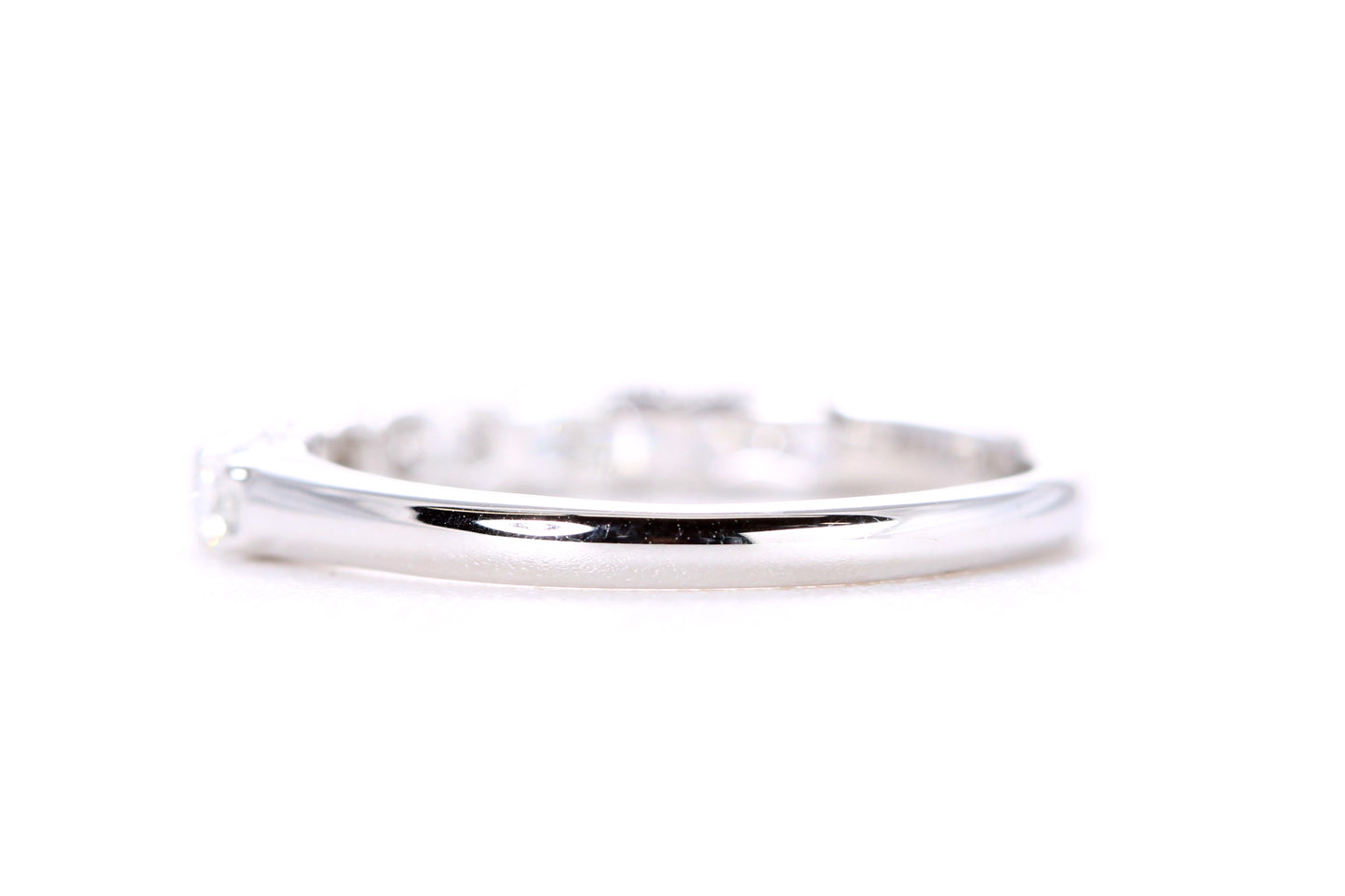 Milgrained Diamond Band
