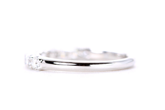 Milgrained Diamond Band