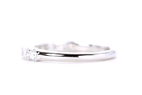 Milgrained Diamond Band