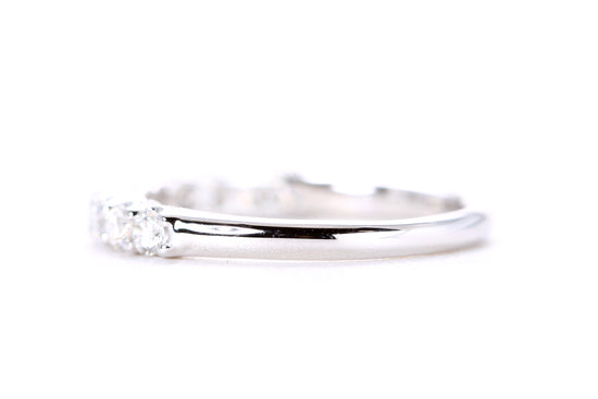 Milgrained Diamond Band