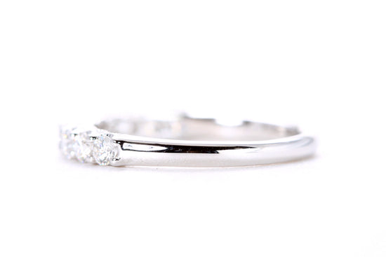 Milgrained Diamond Band