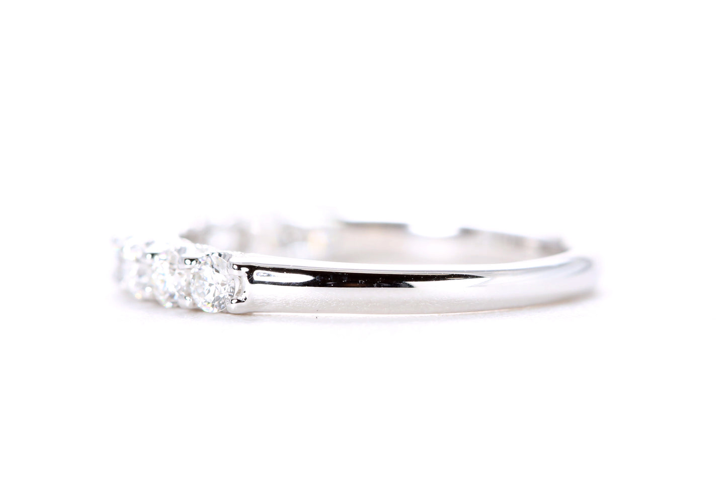 Milgrained Diamond Band