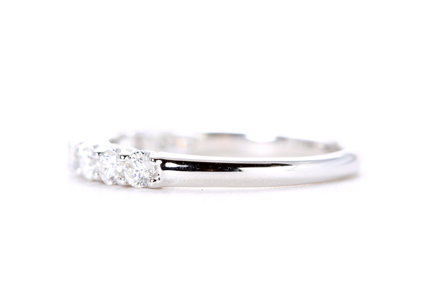 Milgrained Diamond Band