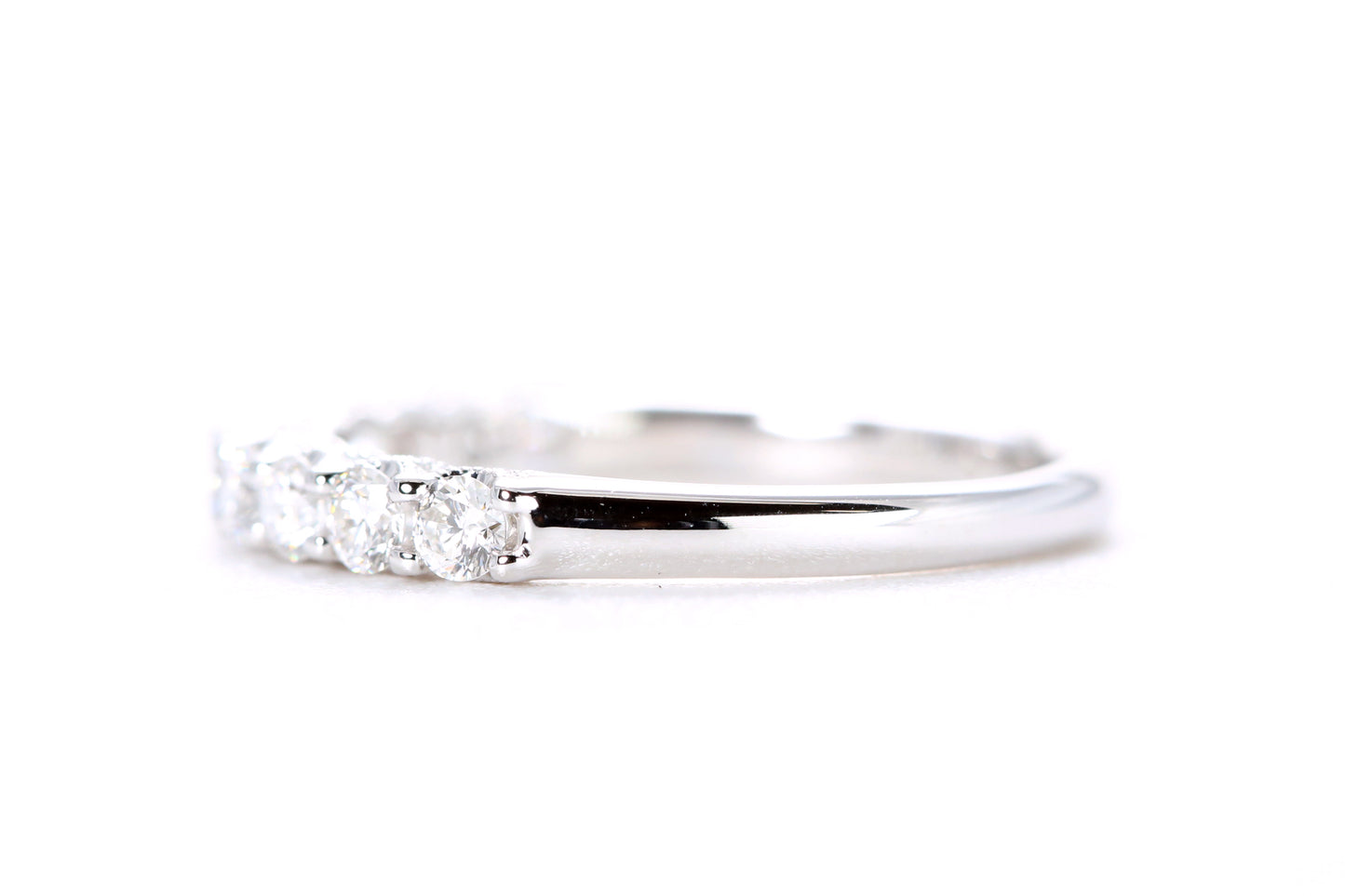 Milgrained Diamond Band