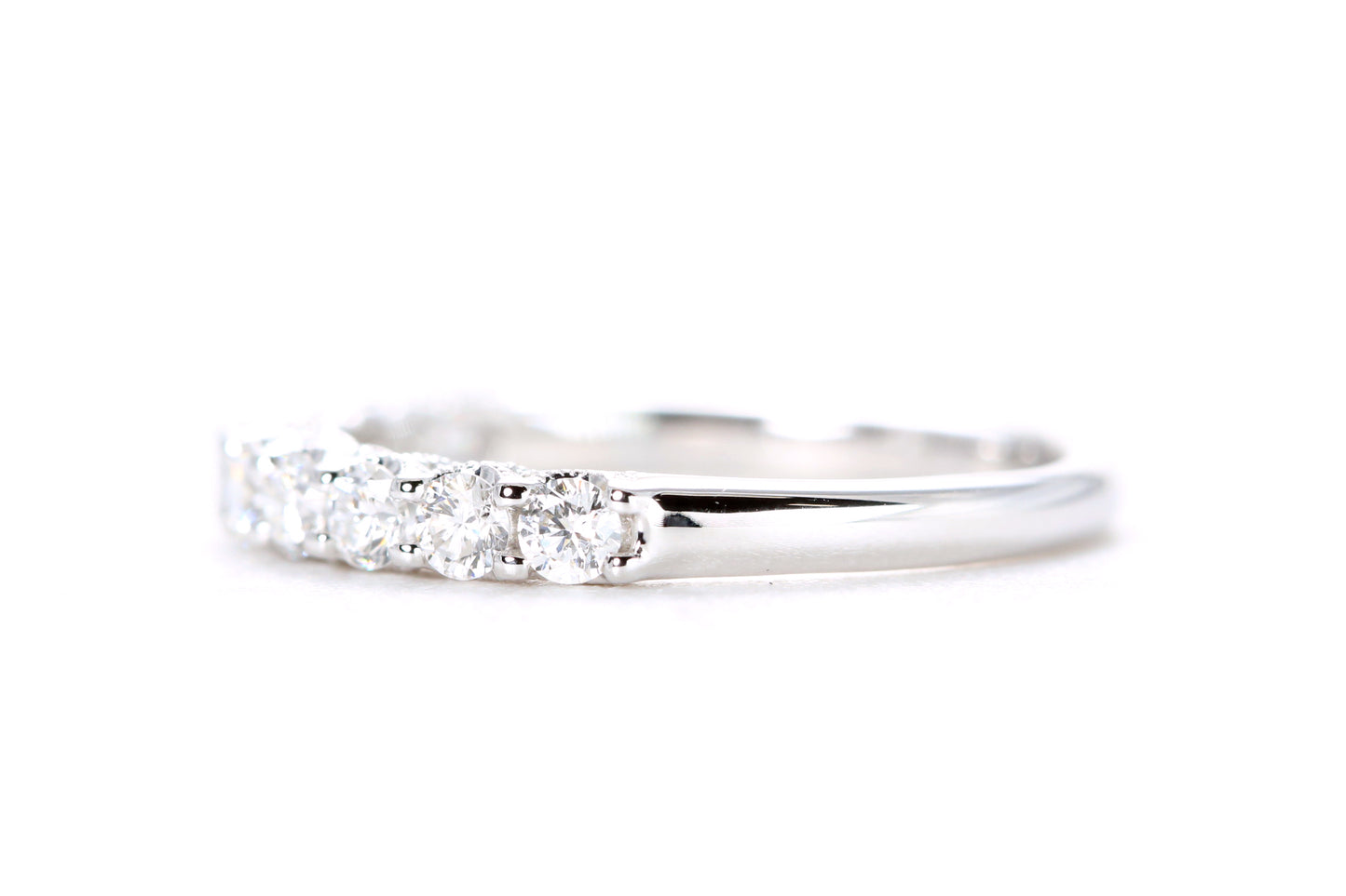 Milgrained Diamond Band