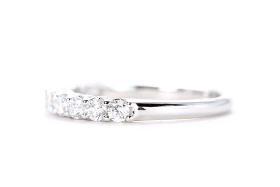 Milgrained Diamond Band