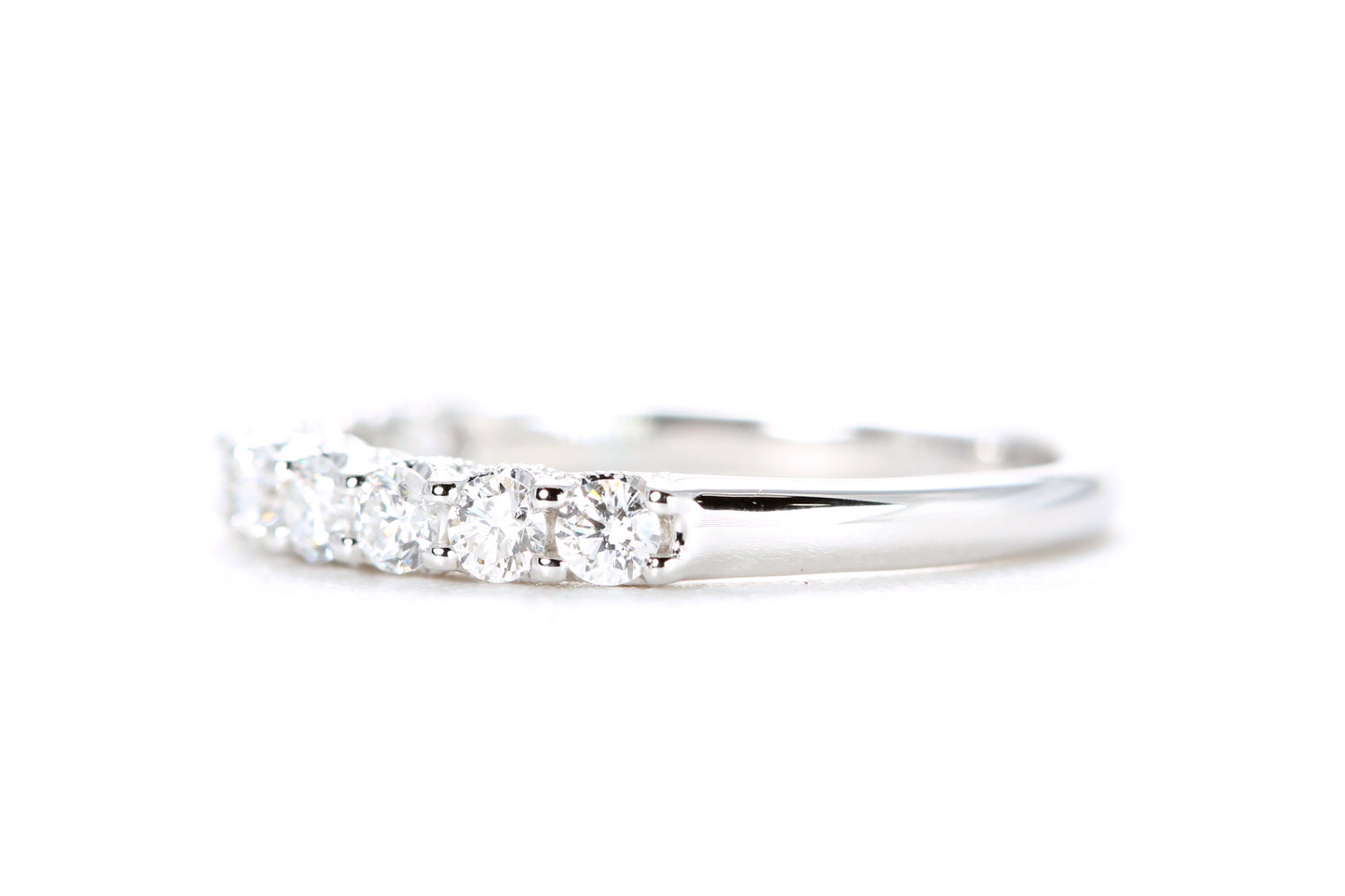Milgrained Diamond Band