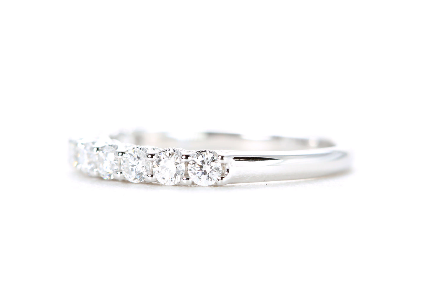 Milgrained Diamond Band