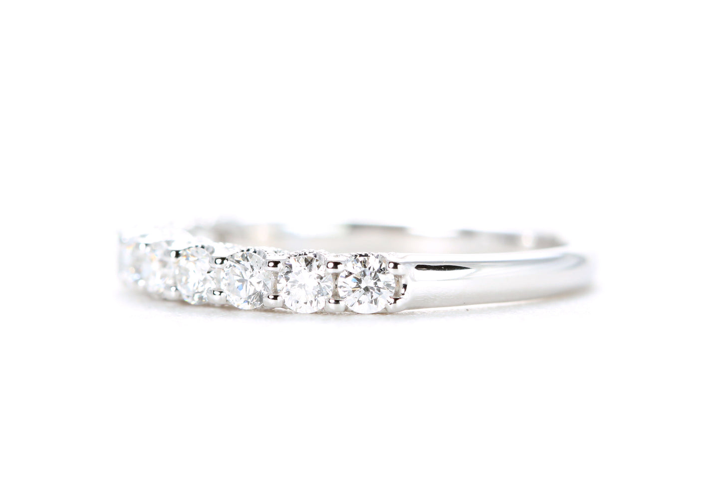 Milgrained Diamond Band
