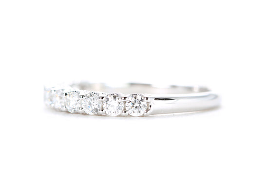 Milgrained Diamond Band