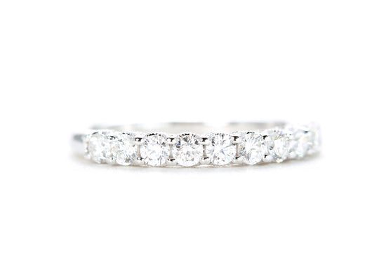Milgrained Diamond Band