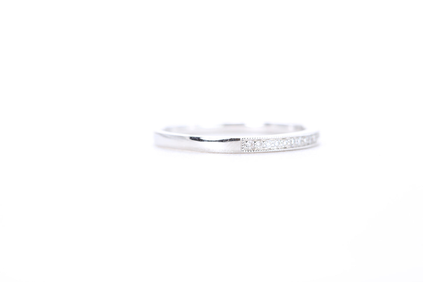 Mini Milgrain Diamond Ring 1/10 Carat