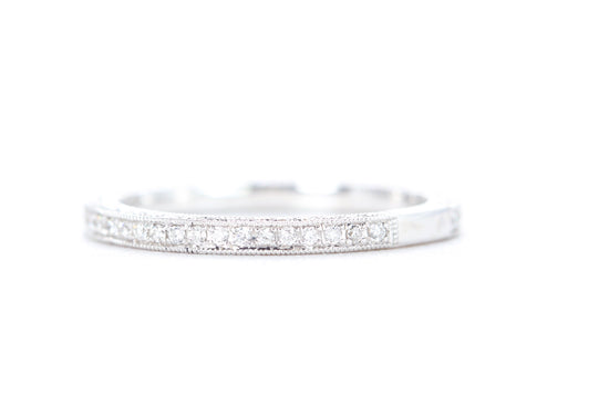 Milgrain Diamond Ring 1/2 Carat