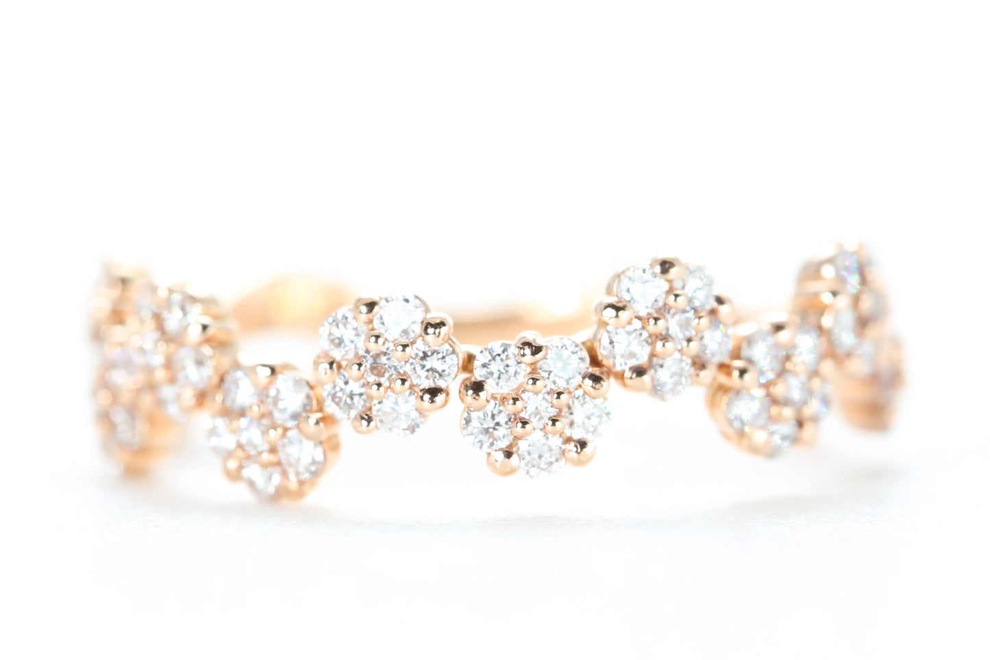 Mini Floral Diamond Ring