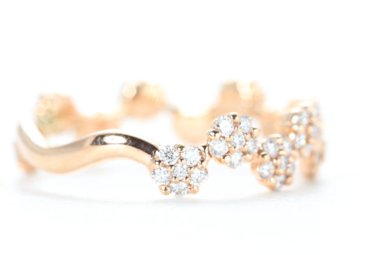 Mini Floral Diamond Ring