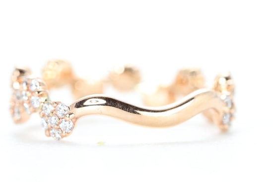 Mini Floral Diamond Ring