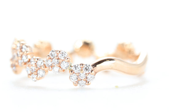 Mini Floral Diamond Ring