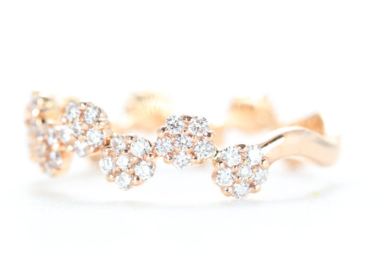 Mini Floral Diamond Ring