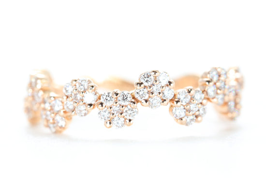 Mini Floral Diamond Ring