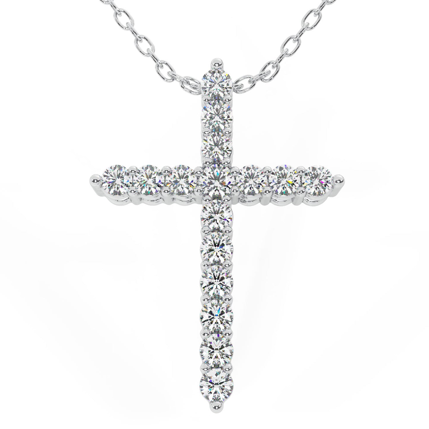 Load image into Gallery viewer, 1/2 CTW COVETED CROSS PENDANT
