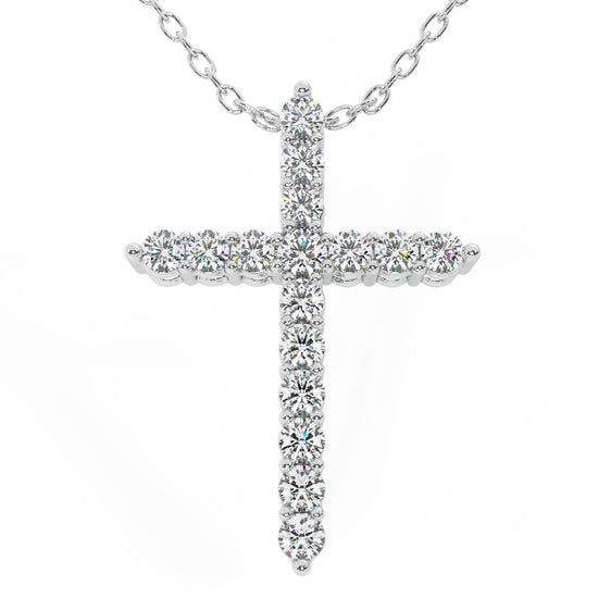 Load image into Gallery viewer, 1/2 CTW COVETED CROSS PENDANT
