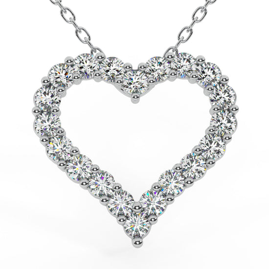 1 CTW COVETED HEART PENDANT
