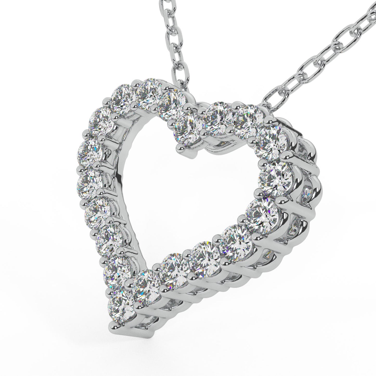 1/2 CTW COVETED HEART PENDANT
