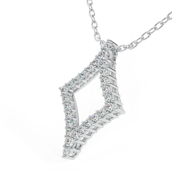 Load image into Gallery viewer, 1/4 CTW COVETED DIAMOND SHAPE PENDANT
