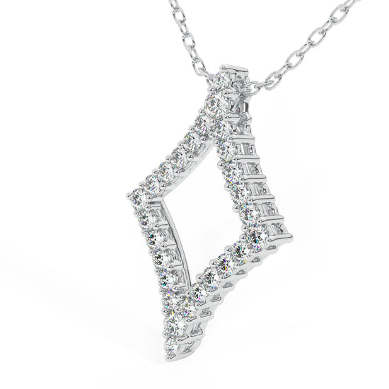 Load image into Gallery viewer, 1/2 CTW COVETED DIAMOND SHAPE PENDANT

