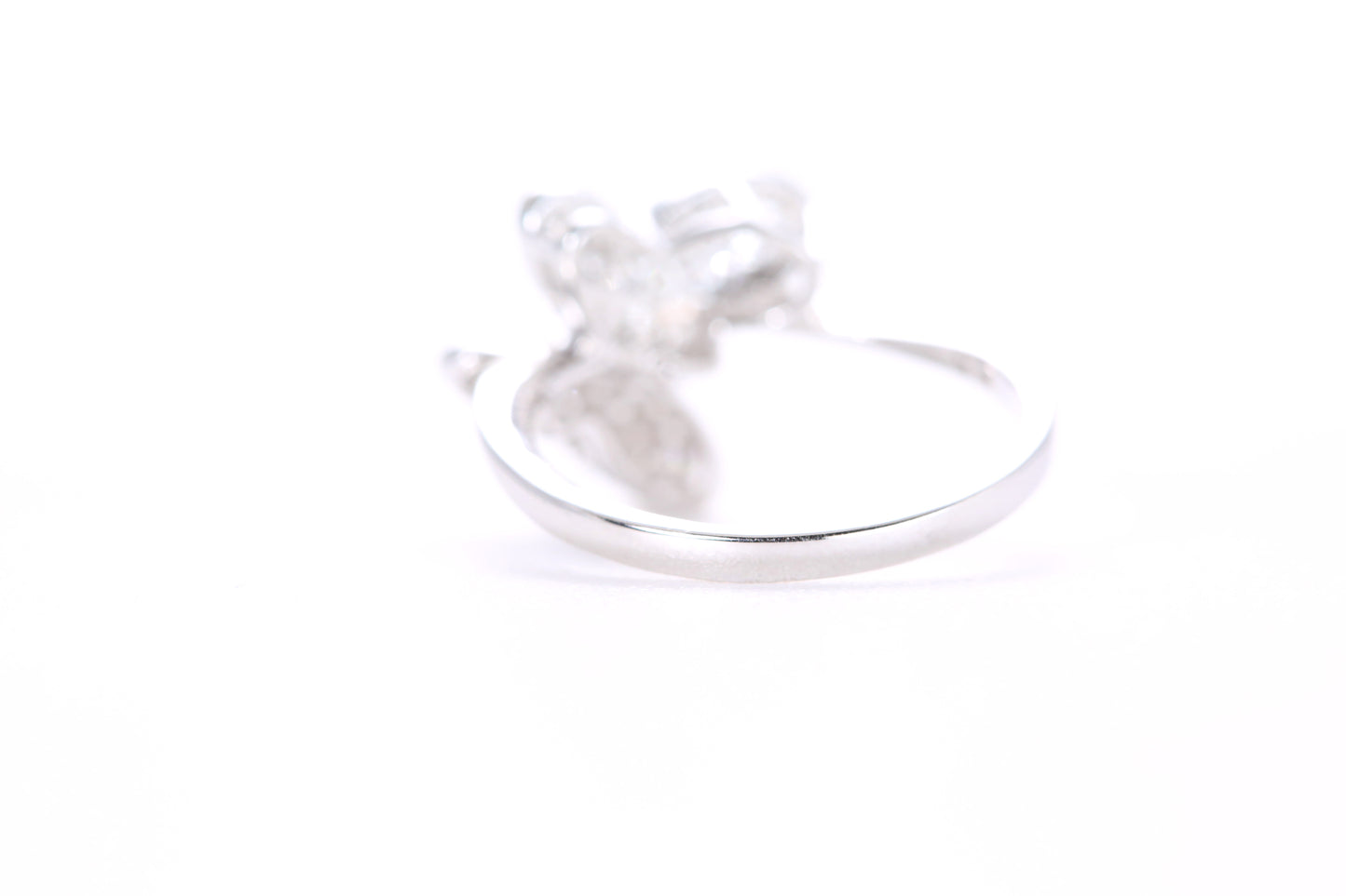 Pavé Diamond Butterfly Ring