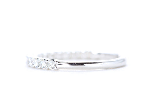 Pavé Diamond Ring 1/2 Carat in Platinum