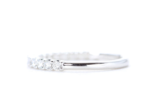 Pavé Diamond Ring 1/2 Carat in Platinum