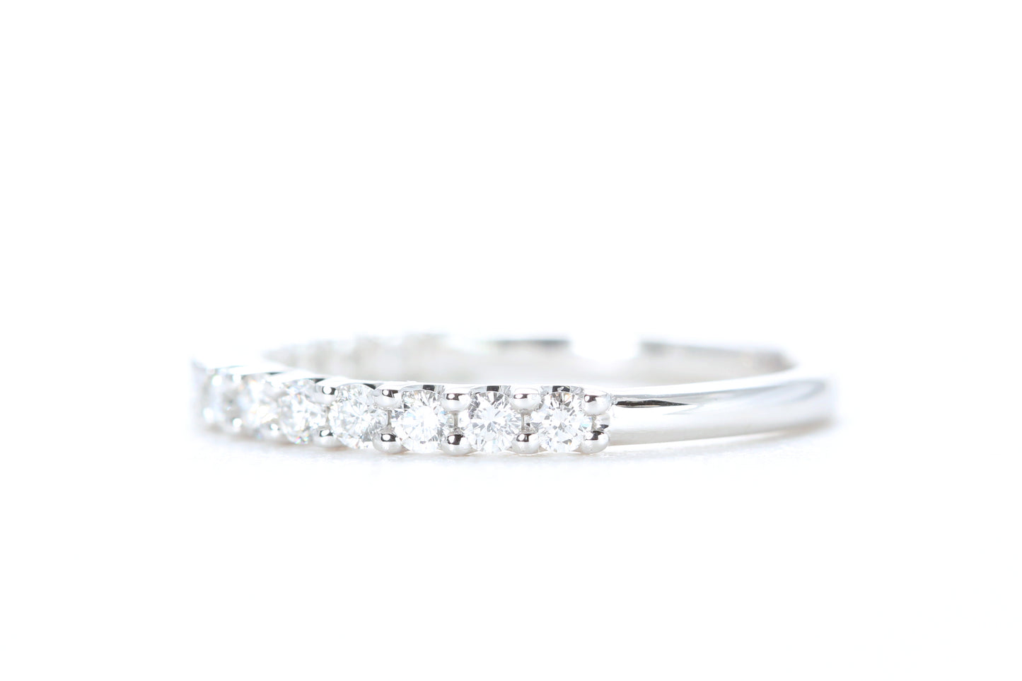 Pavé Diamond Ring 1/2 Carat in Platinum