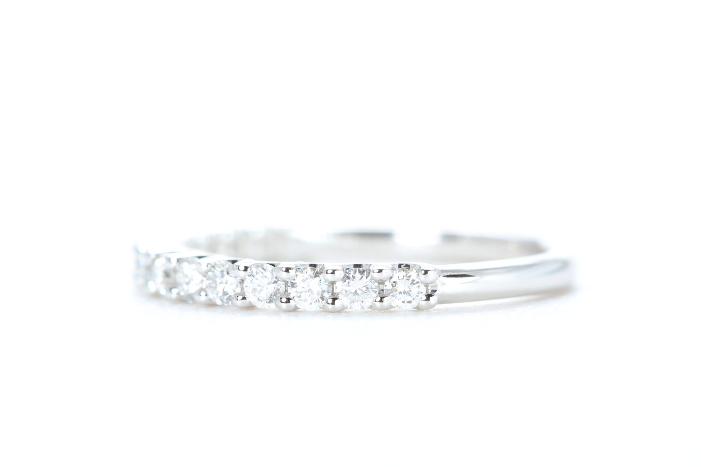 Pavé Diamond Ring 1/2 Carat in Platinum