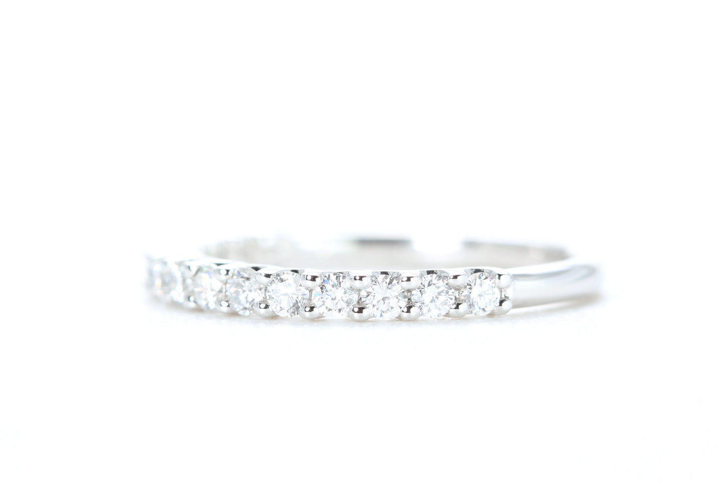 Pavé Diamond Ring 1/2 Carat in Platinum