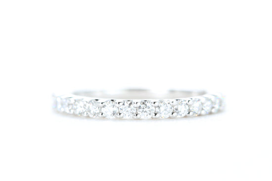 Pavé Diamond Ring 1/2 Carat in Platinum