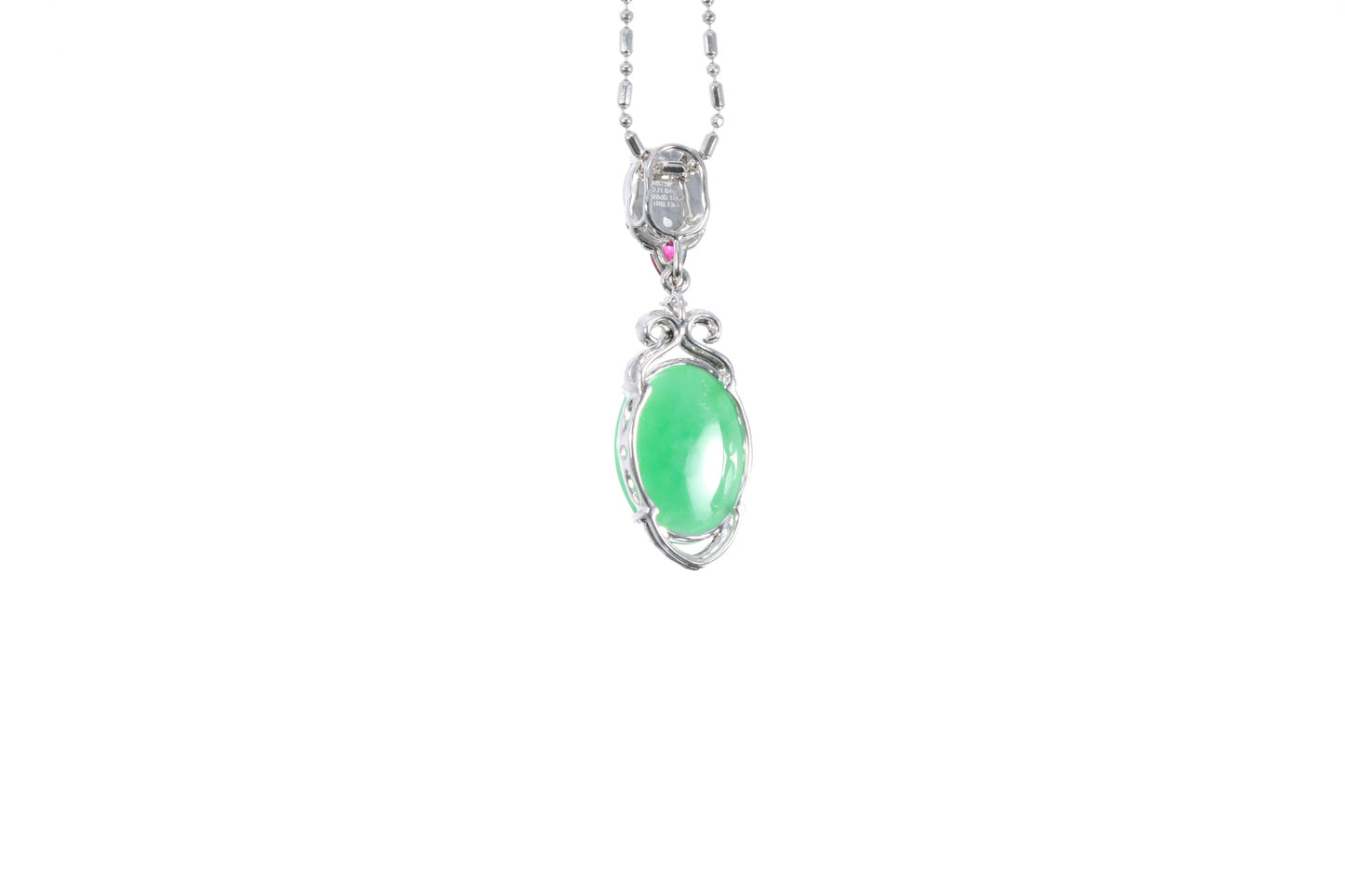 Jadeite Oval  Pendant