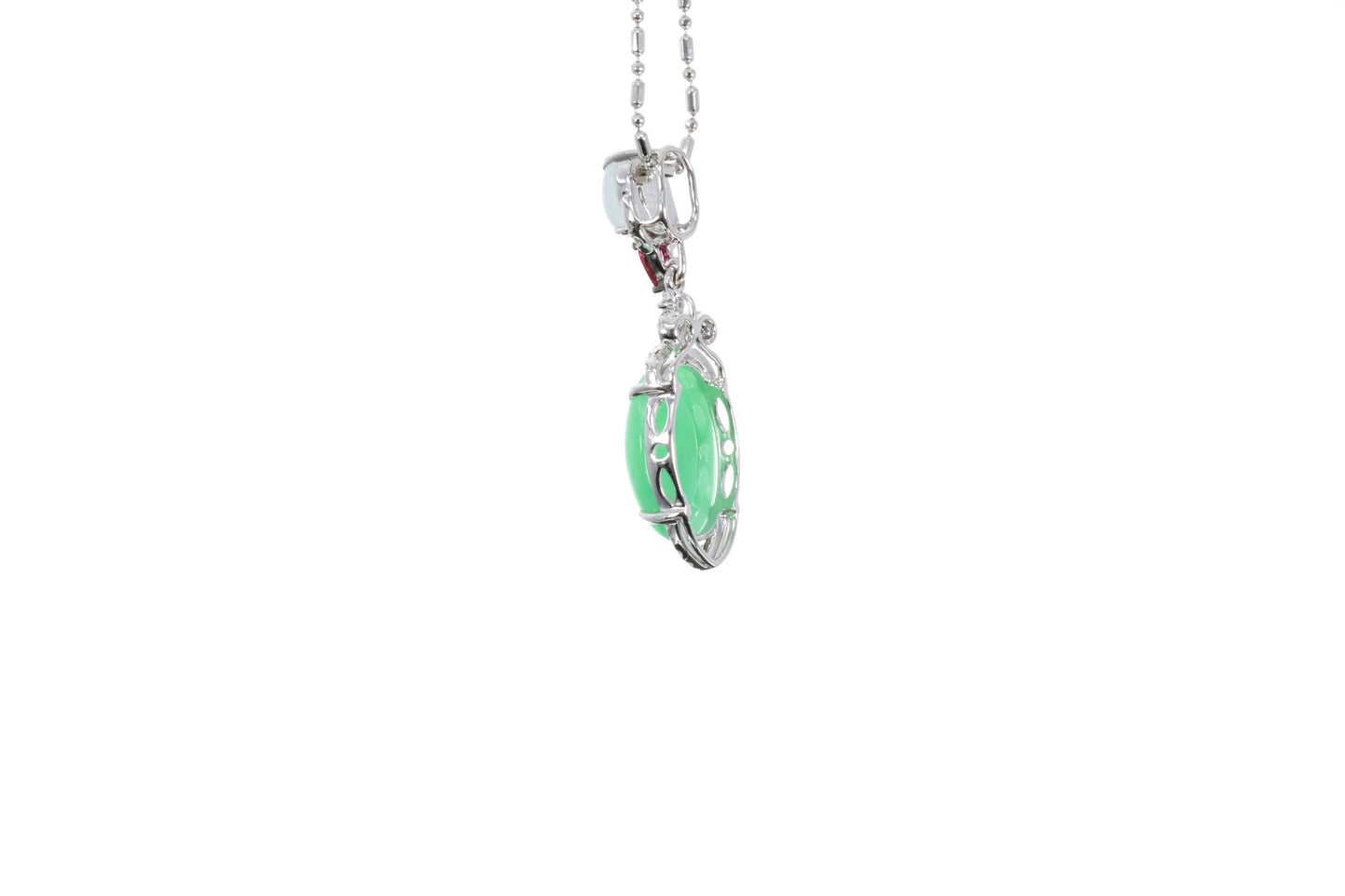 Load image into Gallery viewer, Jadeite Oval  Pendant
