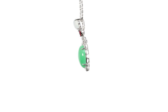 Load image into Gallery viewer, Jadeite Oval  Pendant
