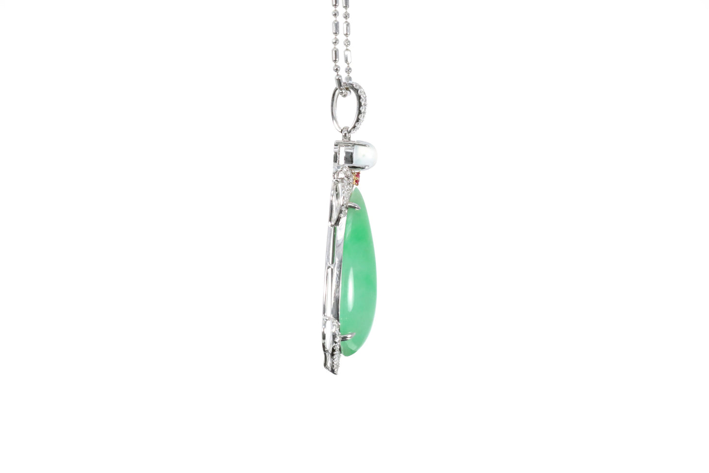 Pear Shaped Jadeite Pendant