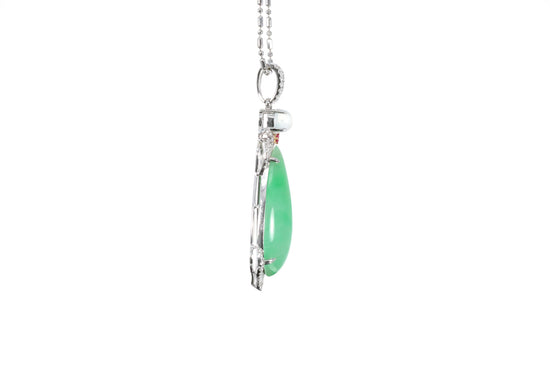 Pear Shaped Jadeite Pendant