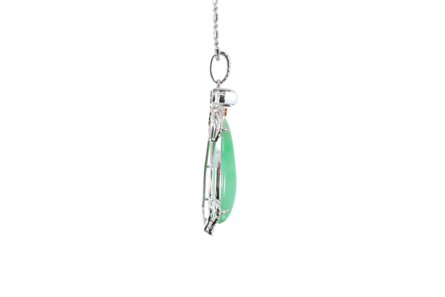 Pear Shaped Jadeite Pendant